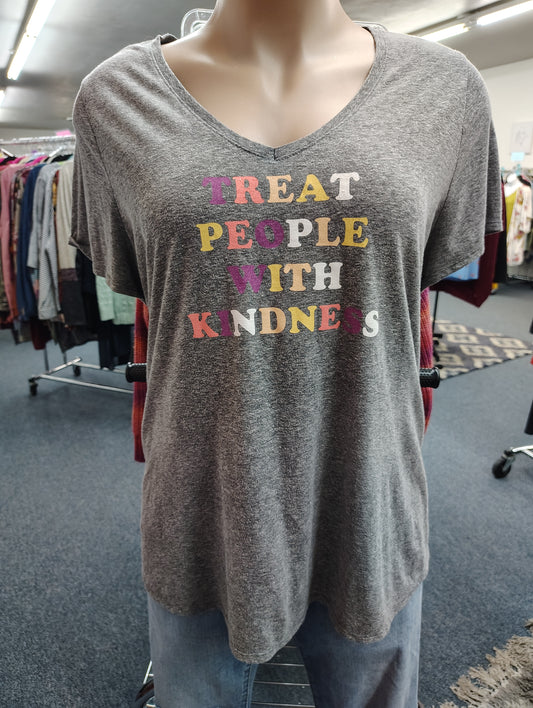 Lane Bryant gray graphic tee size 22/24 3x