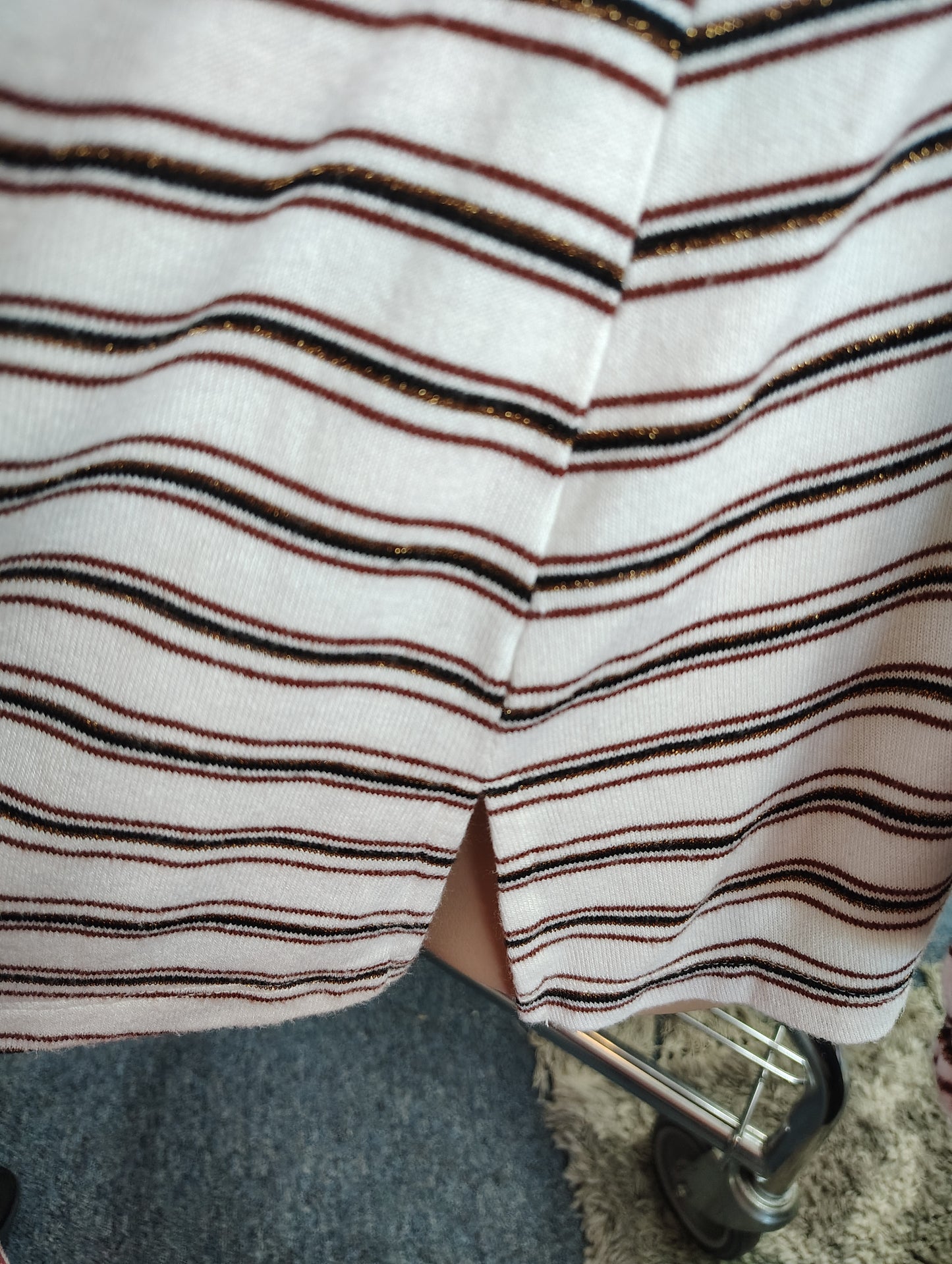 Lane Bryant striped long sleeve top size 4x