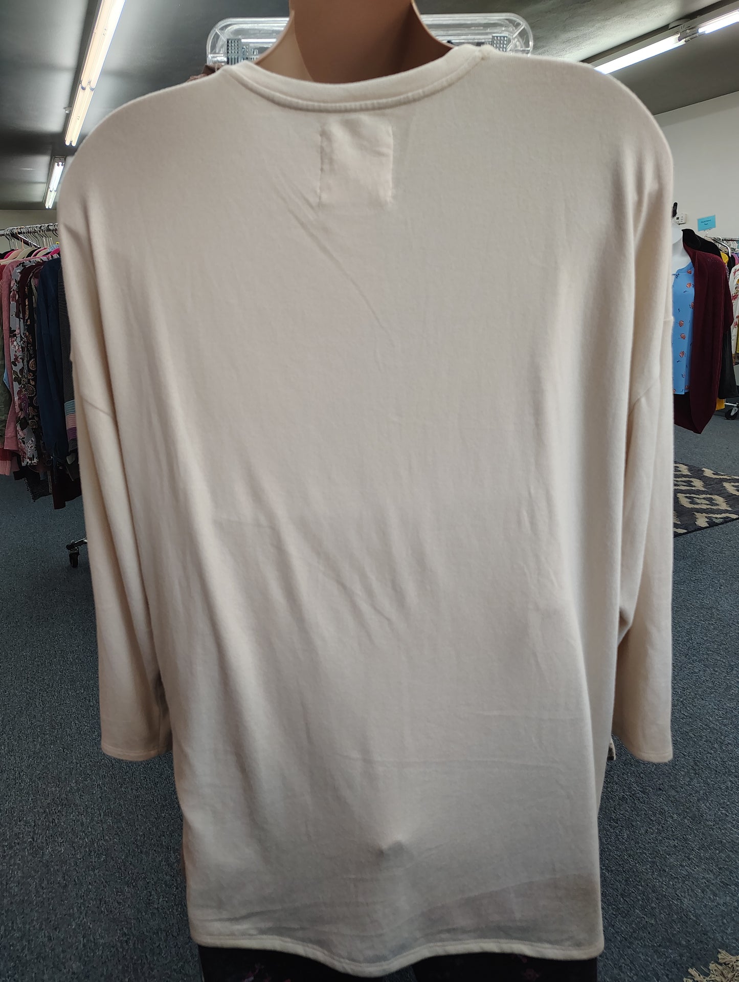 Cupio cream super soft tunic top size 3x