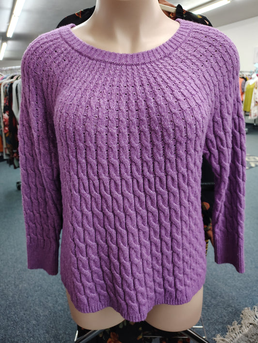 Lane Bryant purple sweater size 22/24 3x