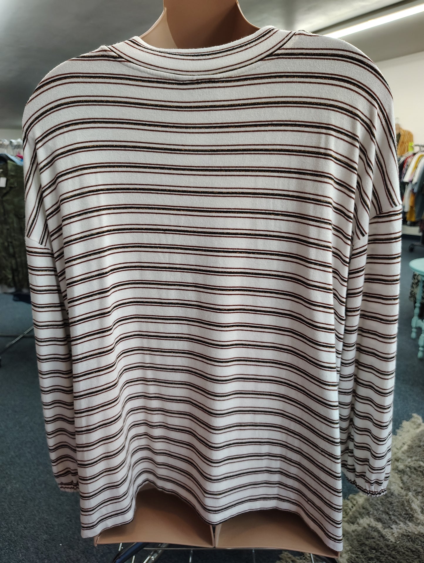 Lane Bryant striped long sleeve top size 4x
