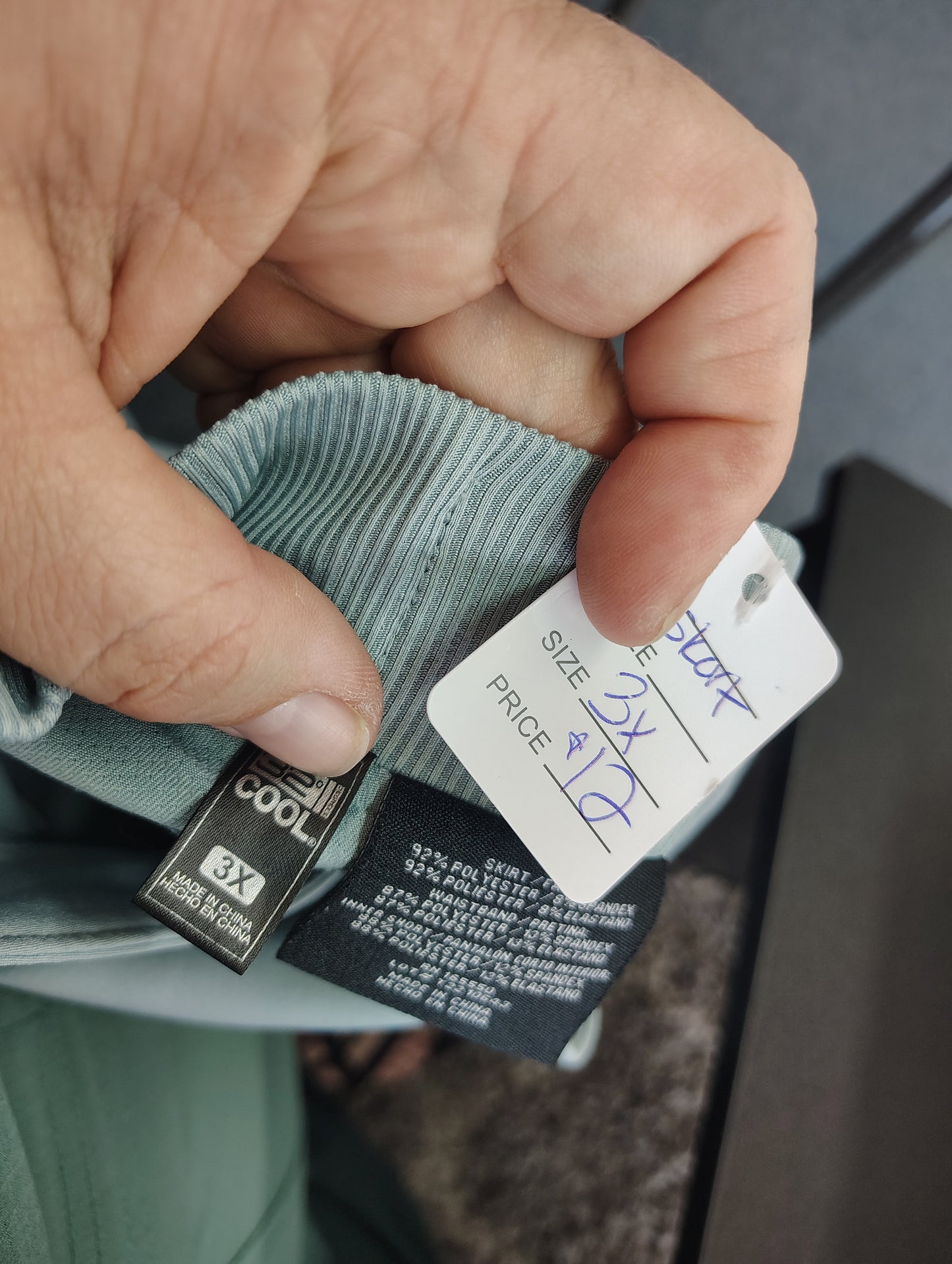 32 Degrees Cool light blue skort size 3x