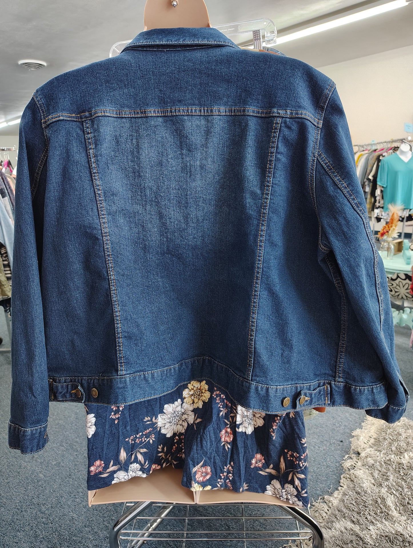 Woman Within denim jacket size 26W 4x