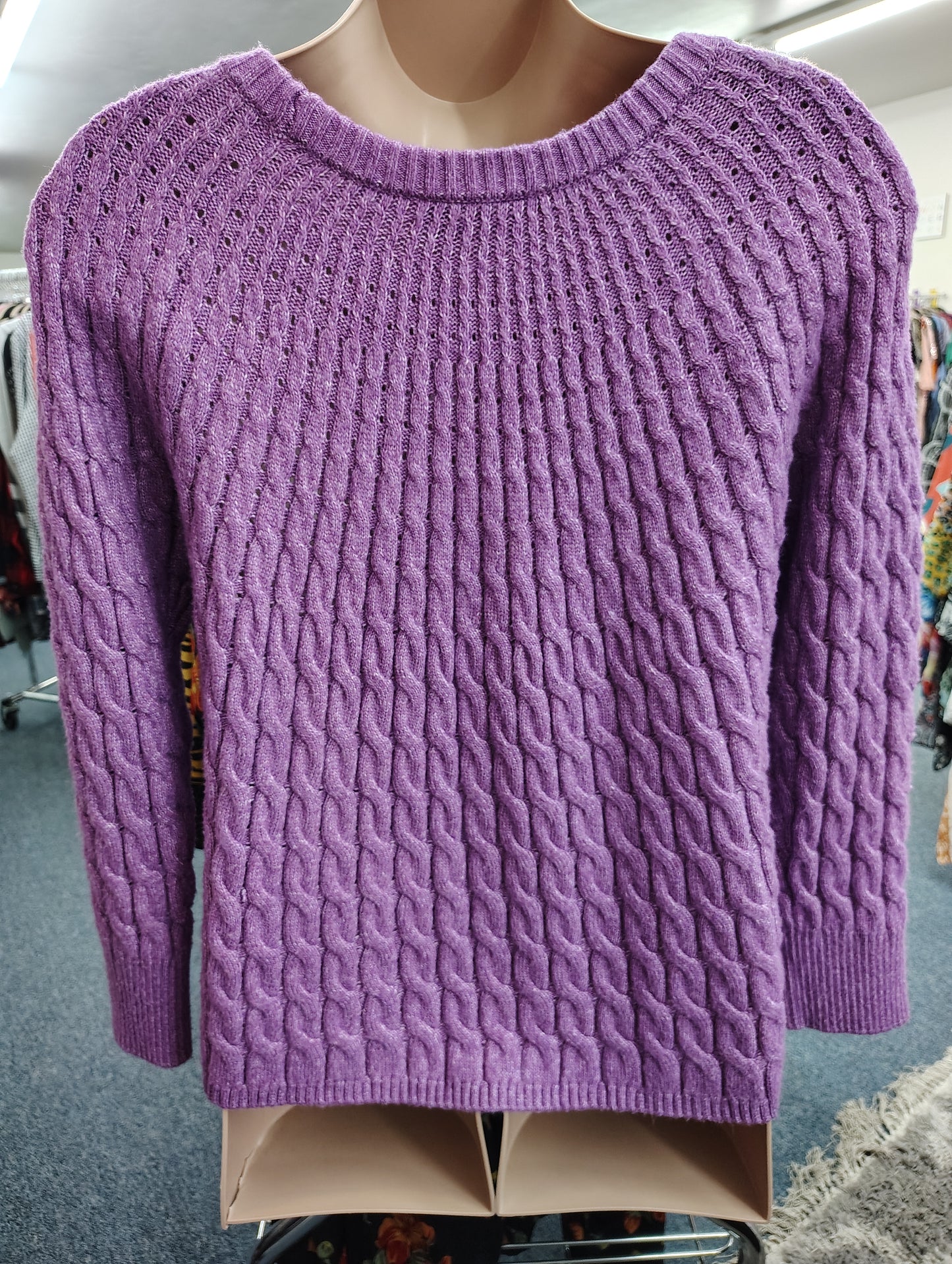 Lane Bryant purple sweater size 22/24 3x