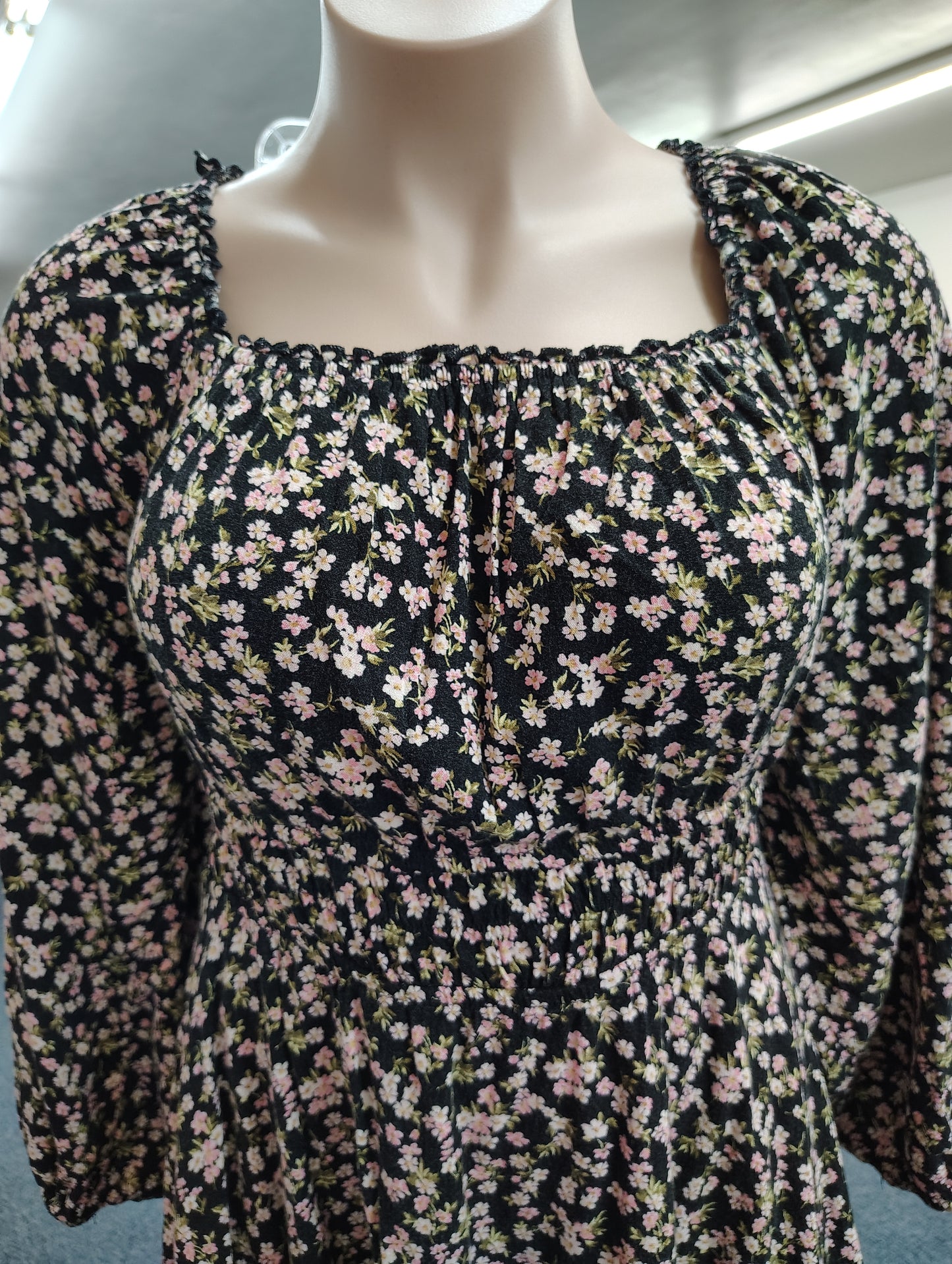 Torrid floral off the shoulder babydoll top size 5x