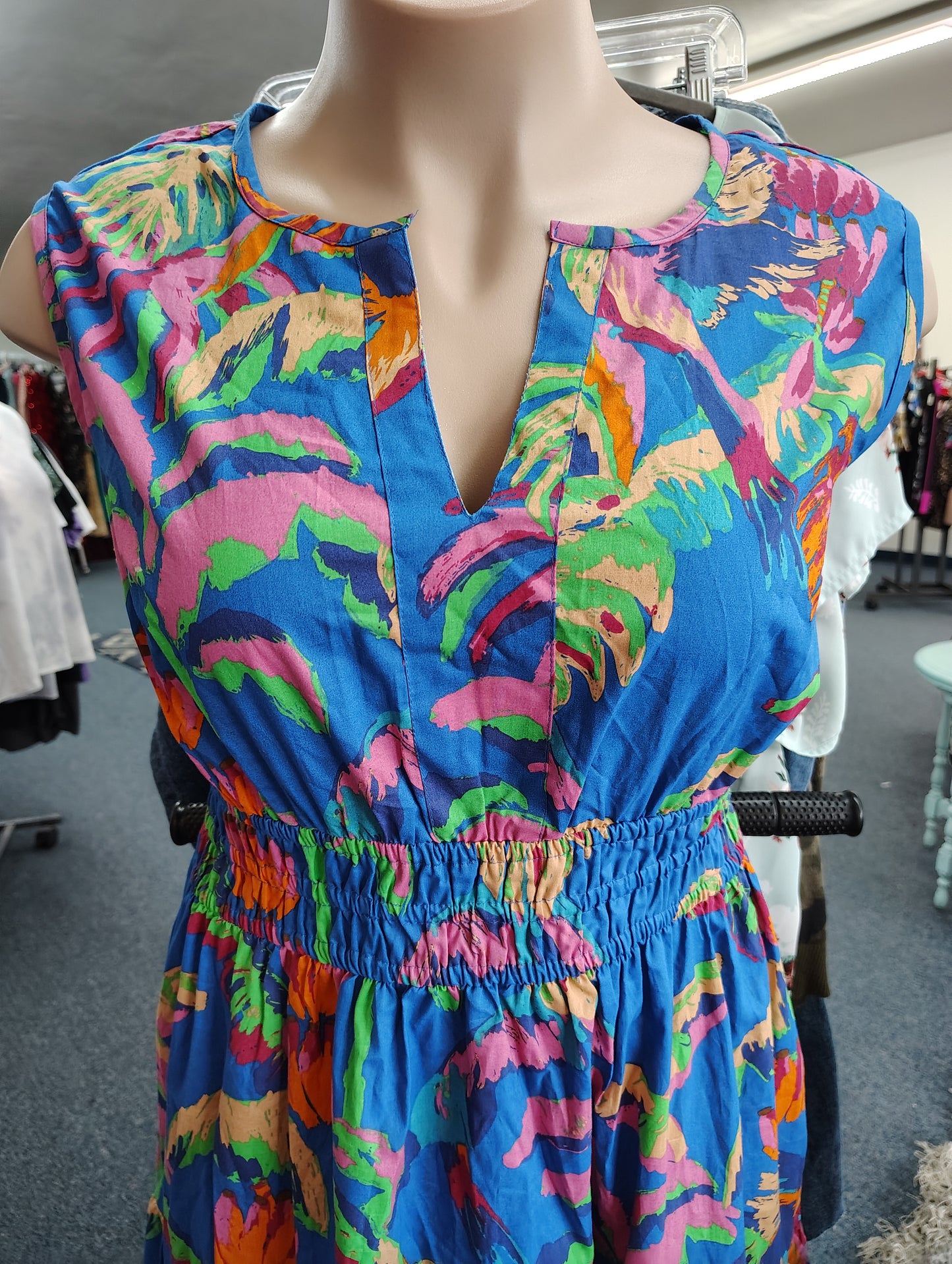 Meadow Rhodes floral multicolored babydoll dress size 3x