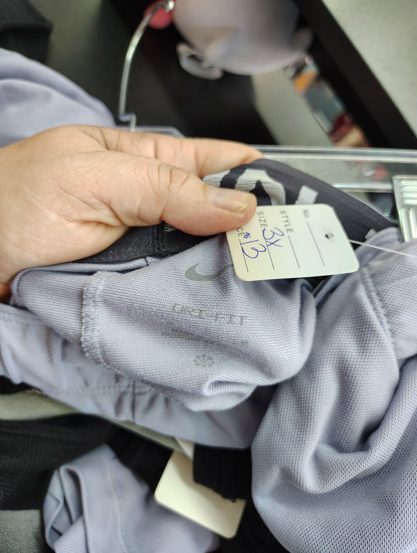 Nike Dri fit athletic purple long shorts size 3x