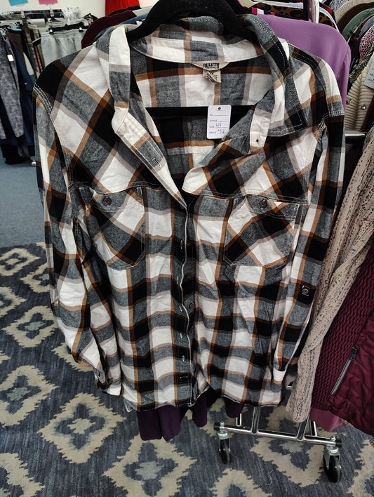 Duluth Trading Company plaid long shirt size 4x