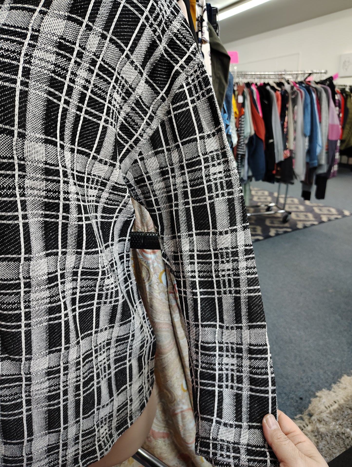 Lane Bryant plaid turtleneck top size 3x