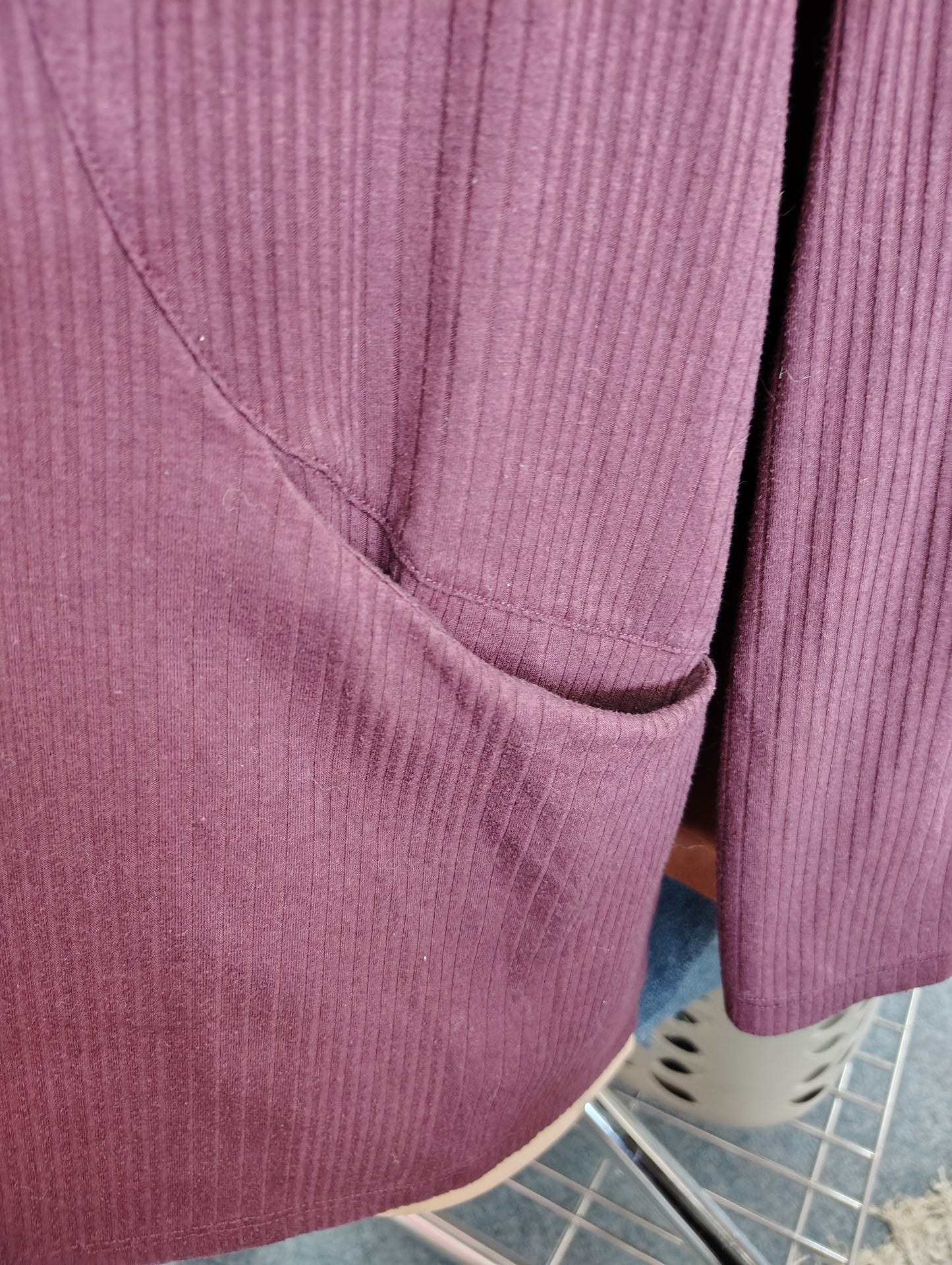 Lane Bryant purple ribbed cardigan size 26/28 4x