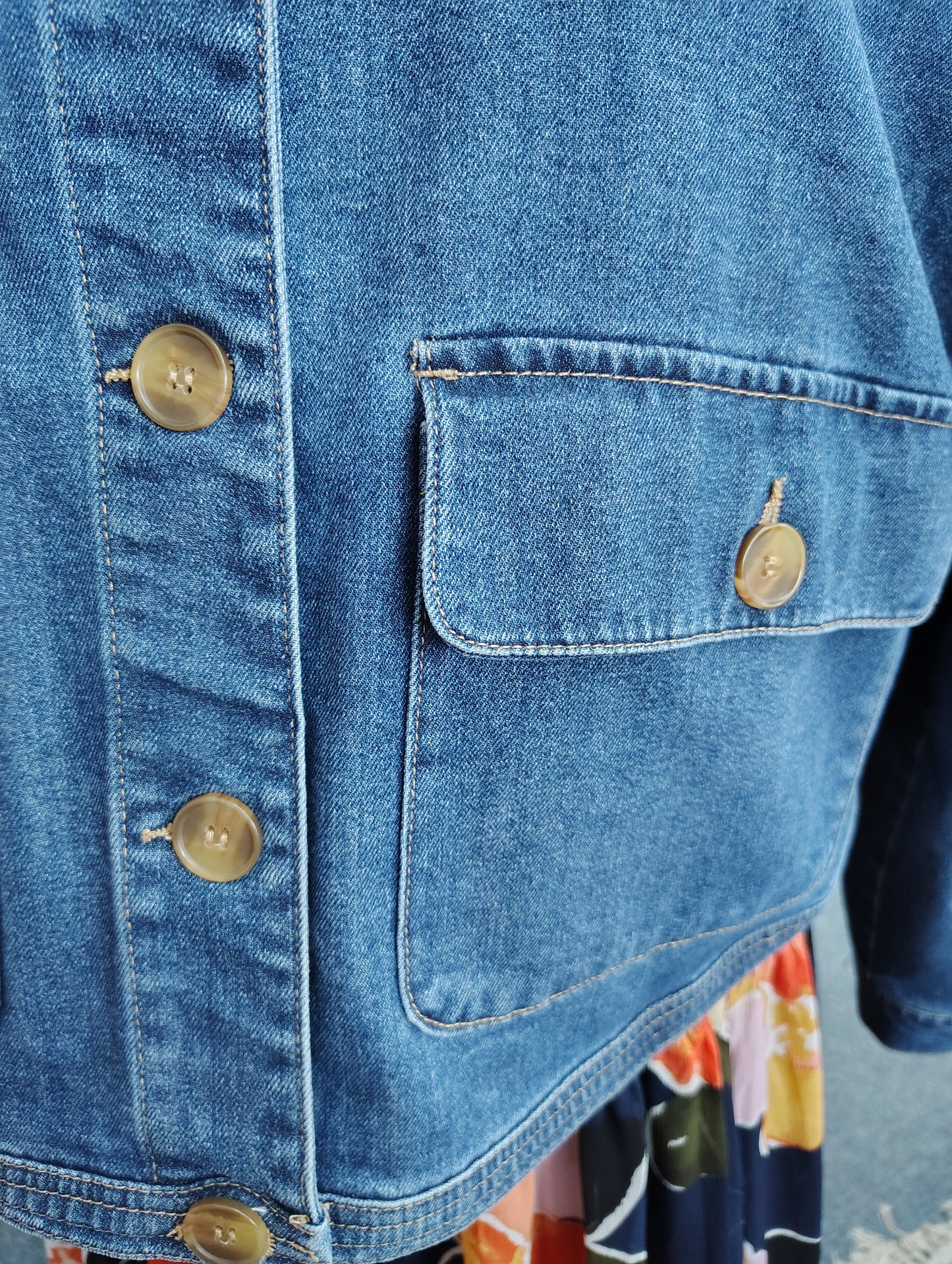 Rachel Zoe boxy denim jacket size 2x oversized