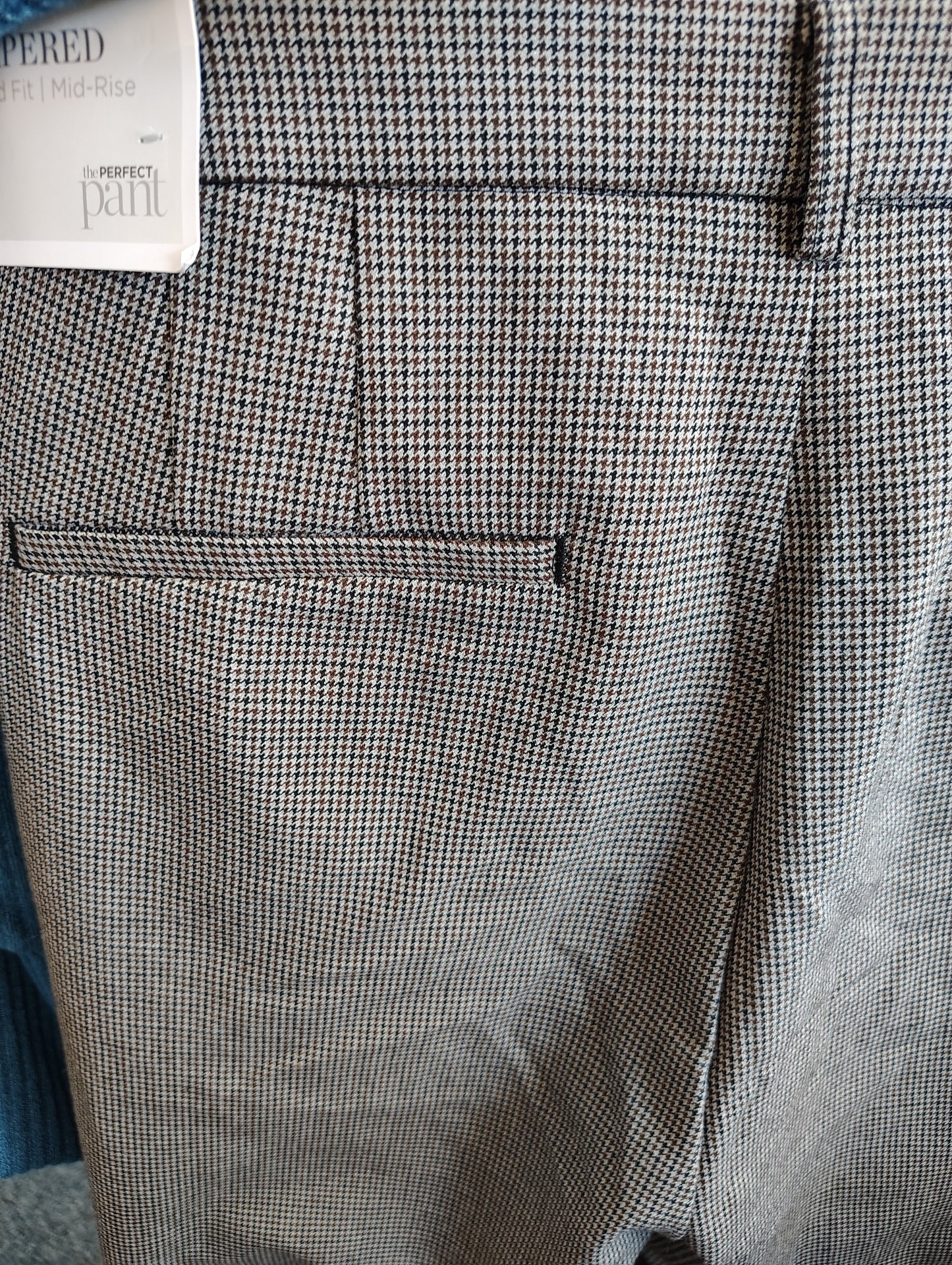 CJ Banks plaid NWT dress pants size 22W tapered leg