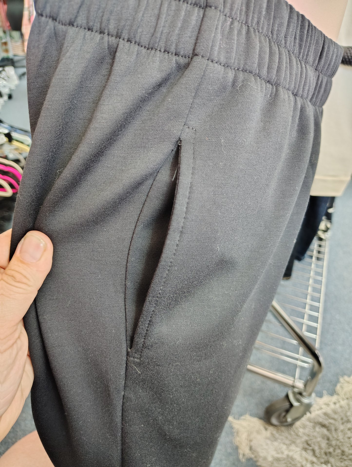 Dear Scarlett black wide leg soft lounge pants size 1x