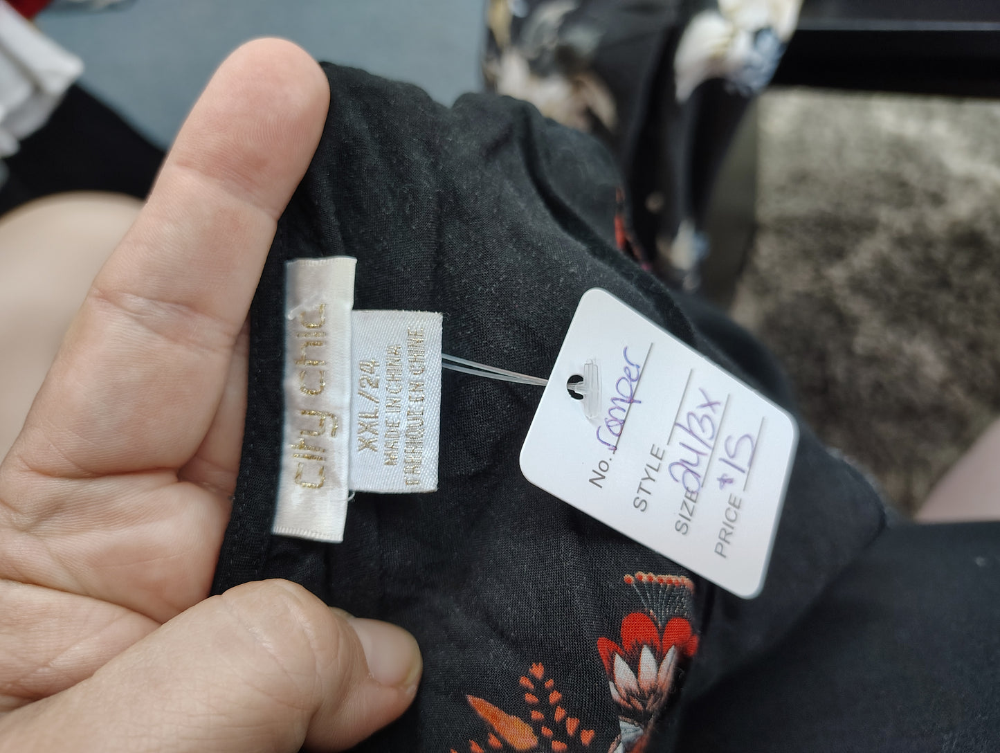 City Chic long sleeve floral romper size 3x 24