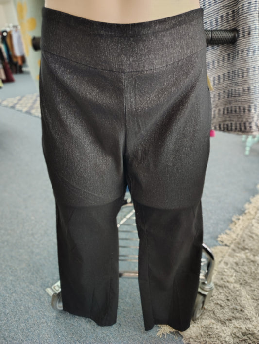 Joe B black textured look stretchy dress pants size 2x