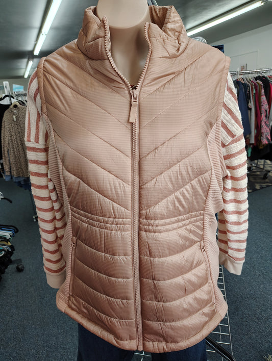 Maurices NWT pink puffer vest size 4x