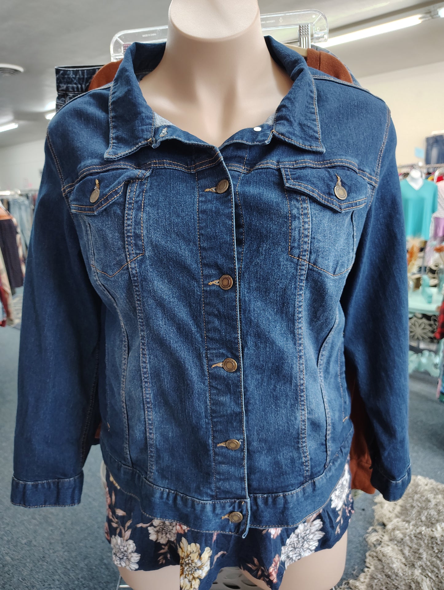 Woman Within denim jacket size 26W 4x