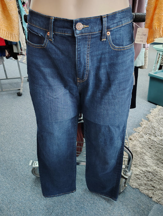 Maurices Sculpt high rise straight leg jeans size 14 short