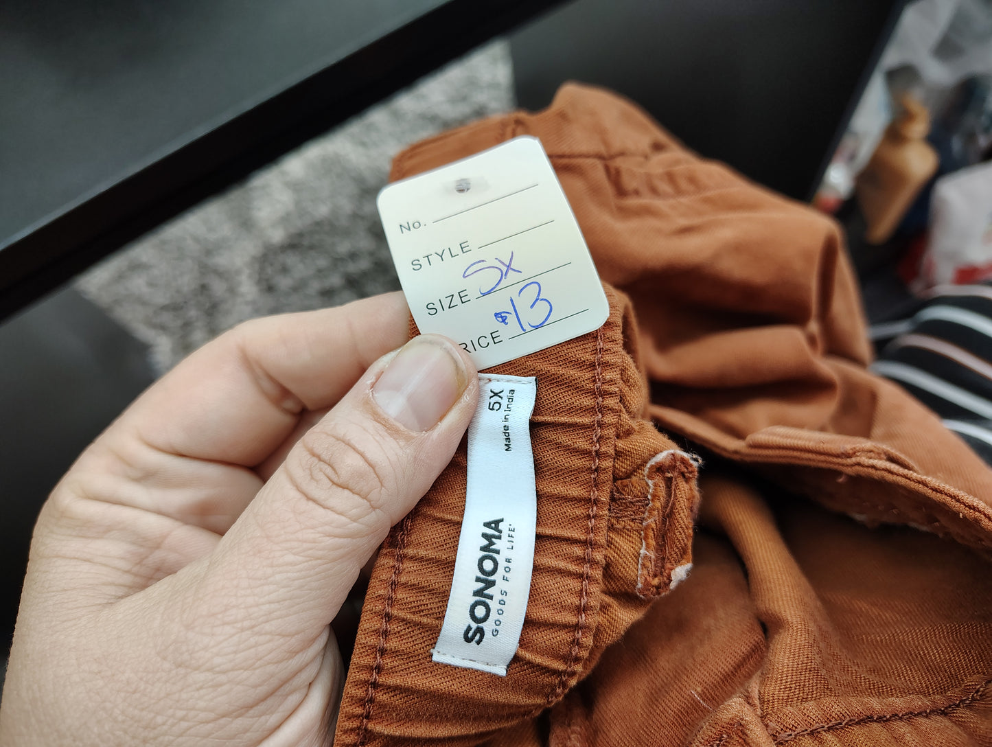 Sonoma orange chino pants size 5x