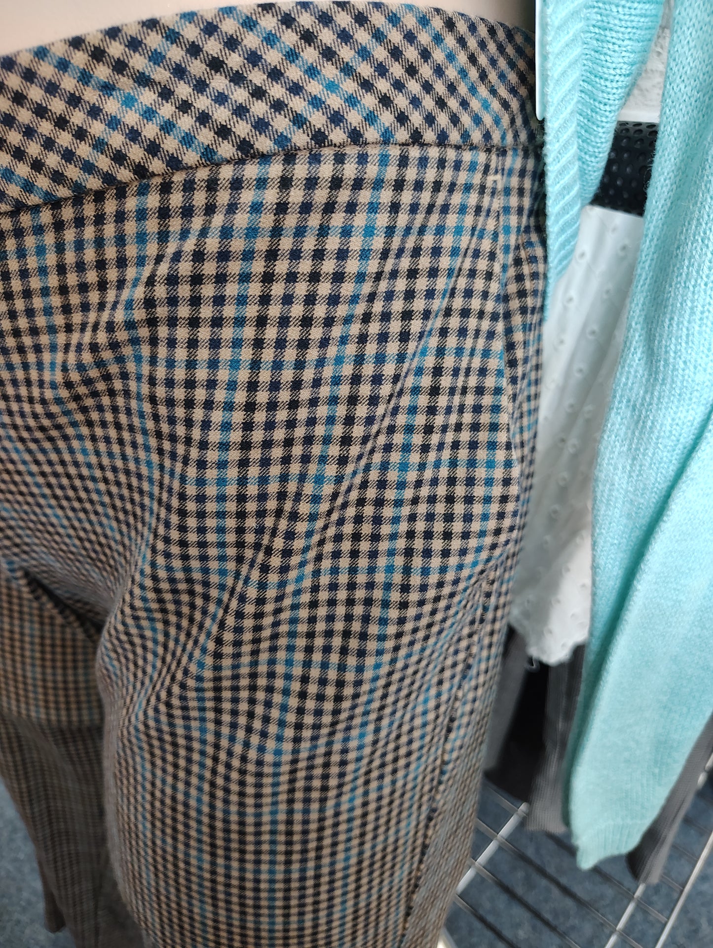 J Jill skinny ankle plaid dress pants size 16