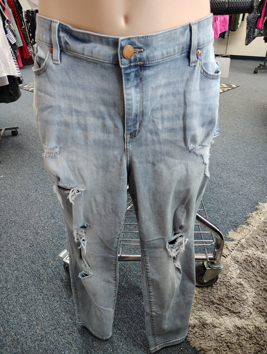 Lane Bryant signature fit mid rise skinny jeans size 24