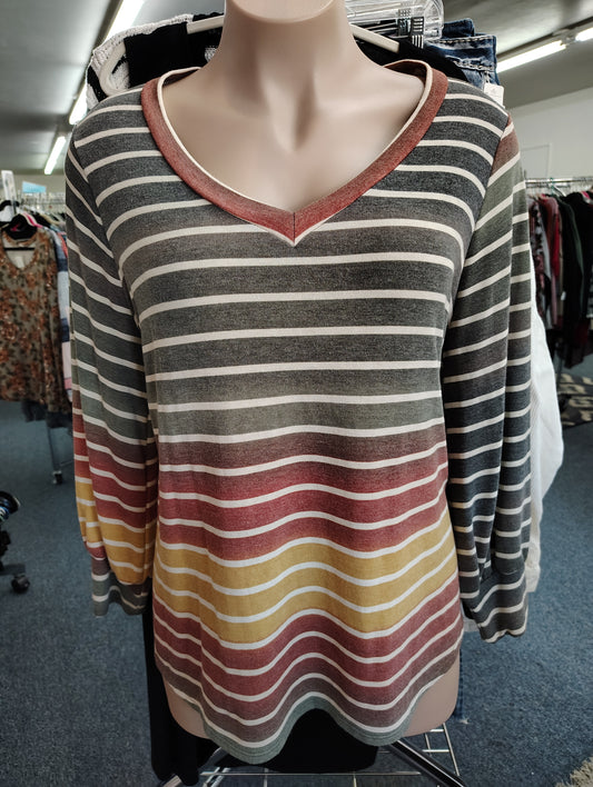 Andree by Unit striped soft top size 3x