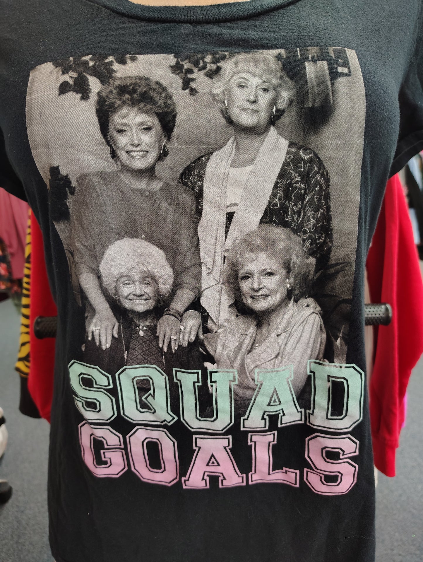 Golden Girls Torrid black tshirt fitted "Squad Goals" 3x