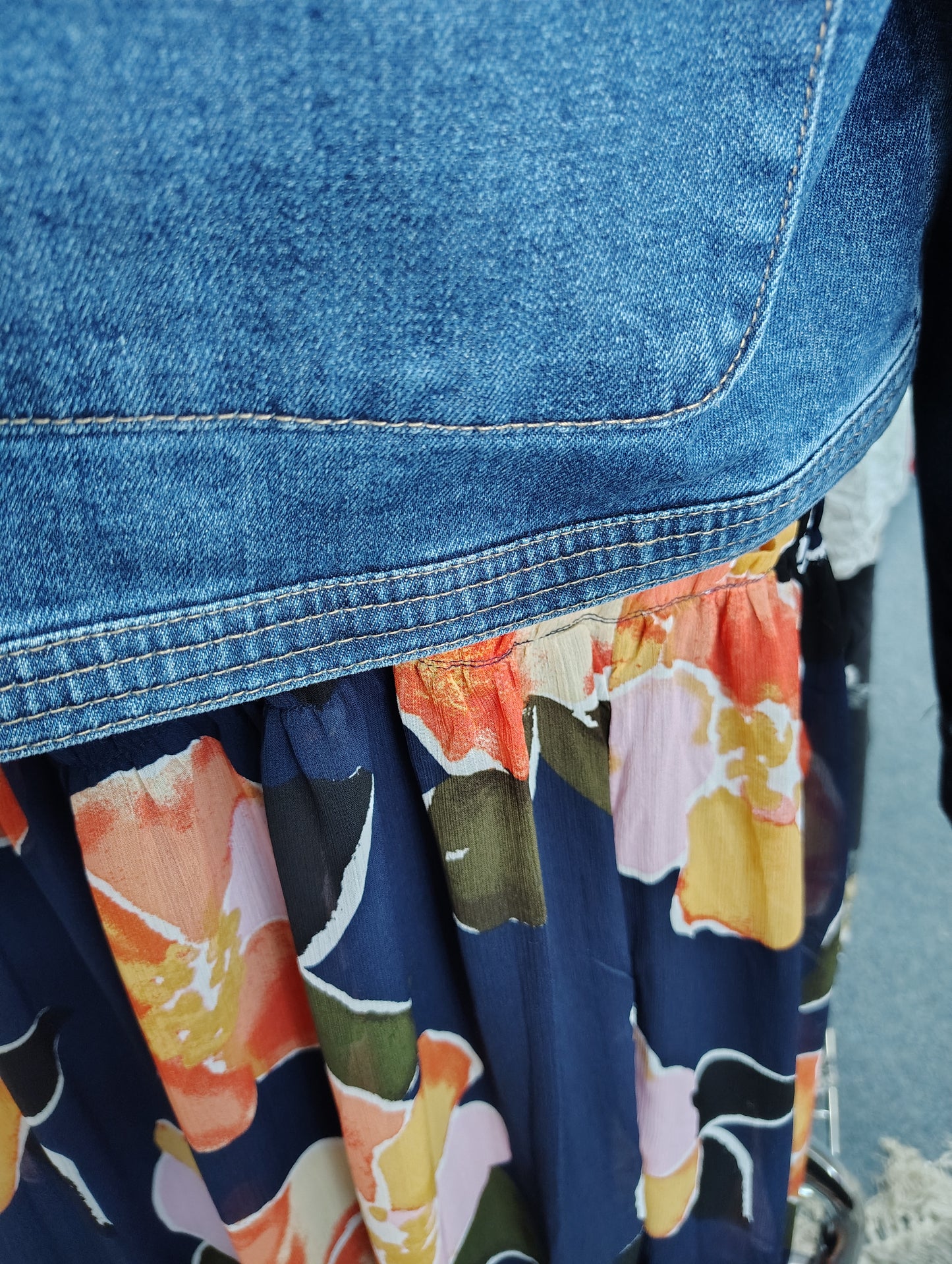 Rachel Zoe boxy denim jacket size 2x oversized