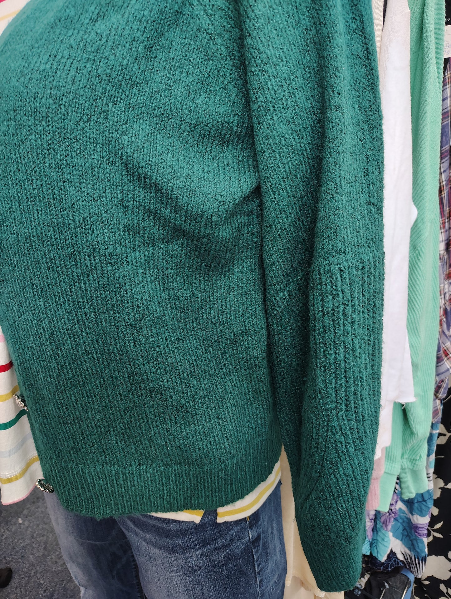 Maurices NWT green cardigan sweater size XL