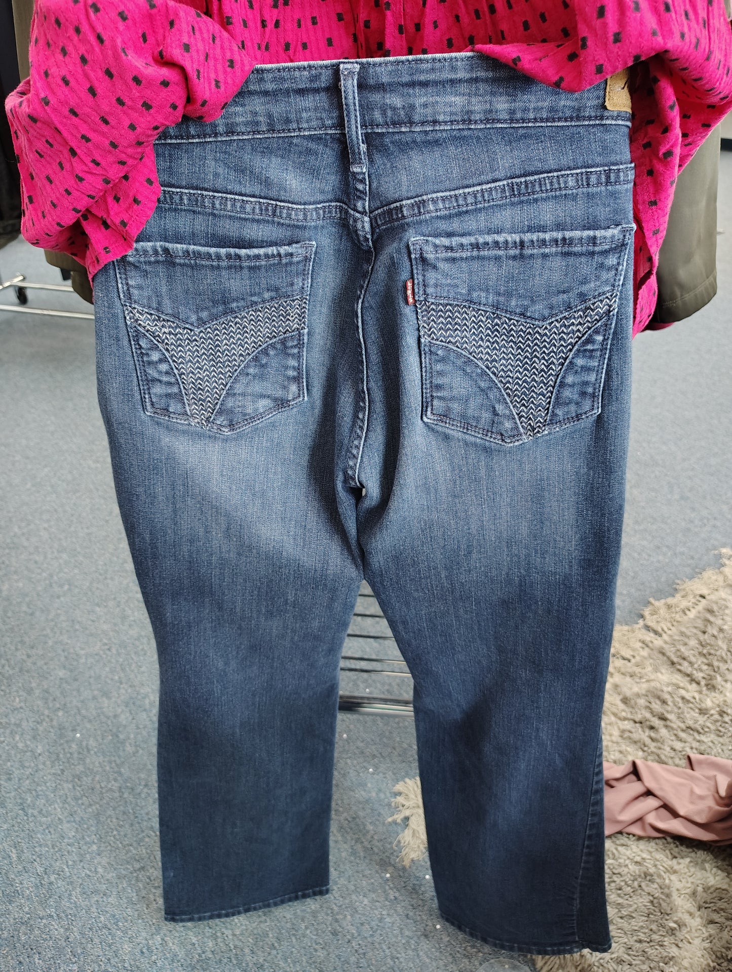 Levi's demi curve bootcut jeans 18w