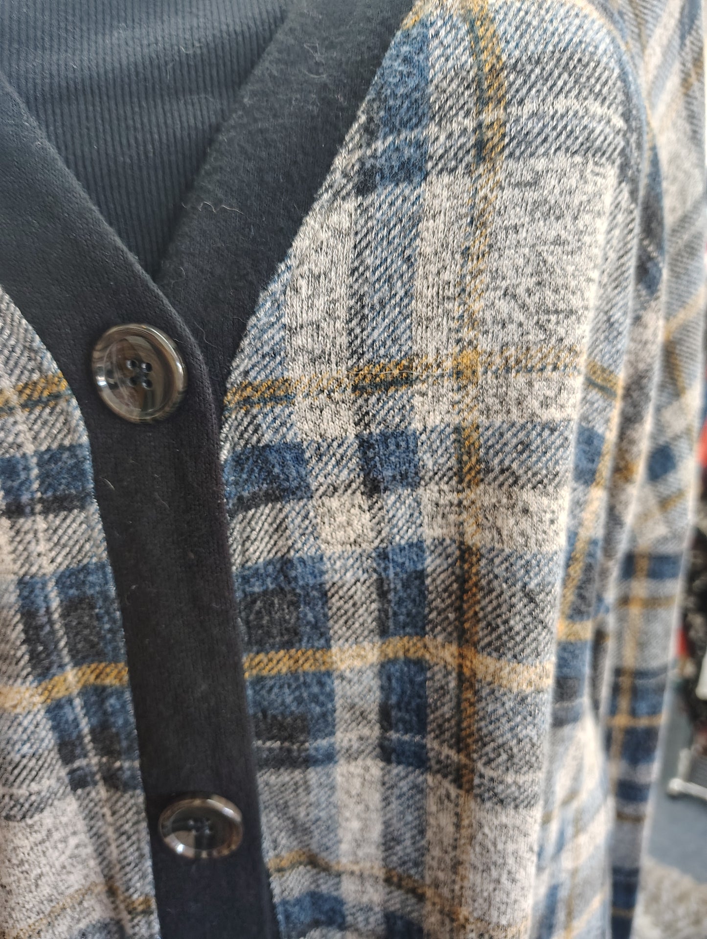 Maurices plaid cardigan size 4x