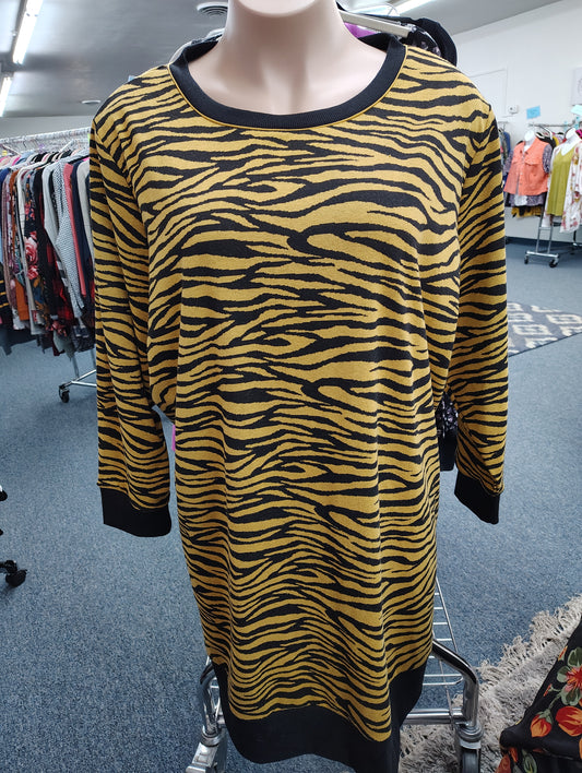Victor Glemaud for Target animal print sweater dress size 4x