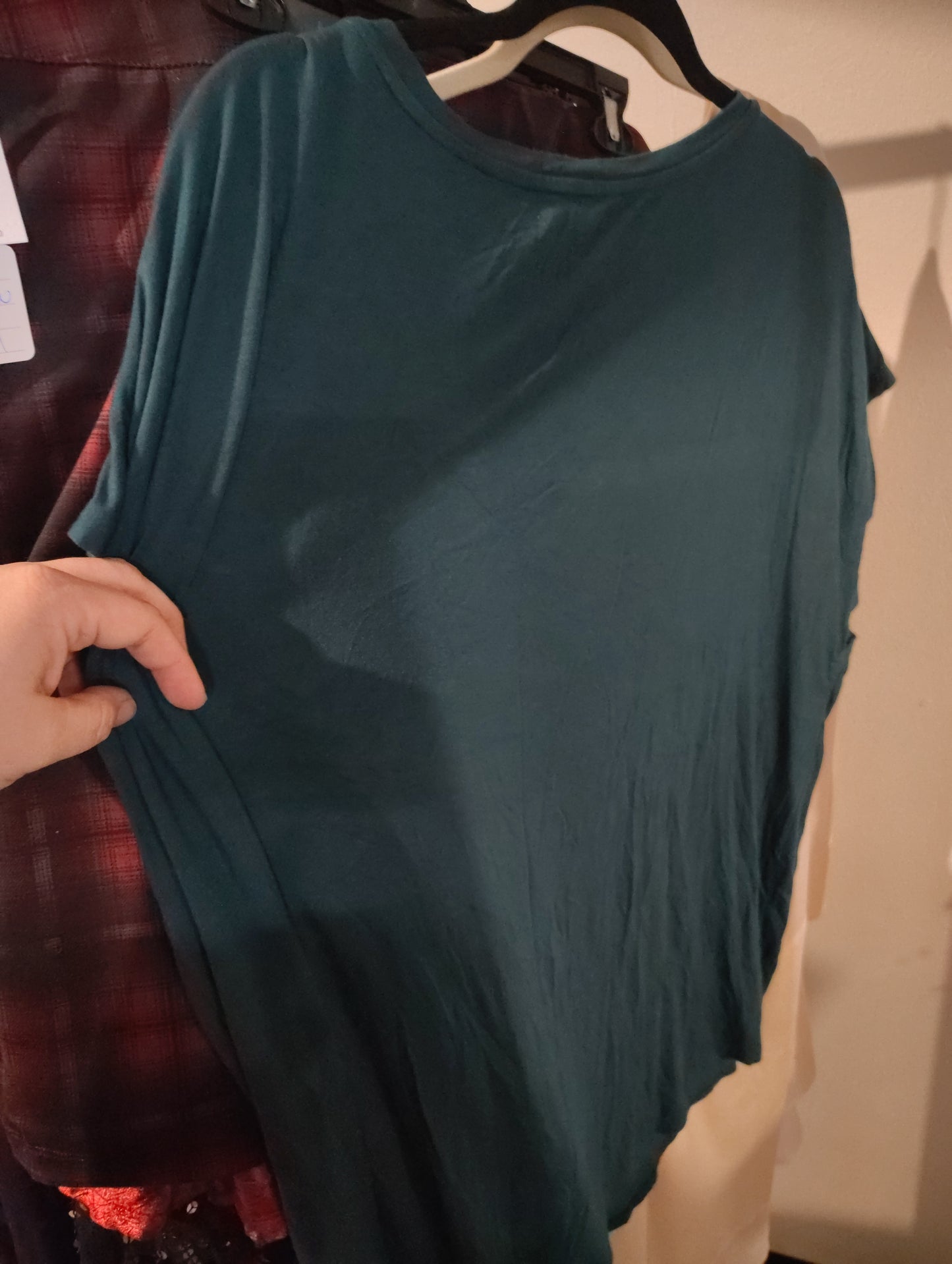 Maurices green Christmas Holiday burnout tee size 3x