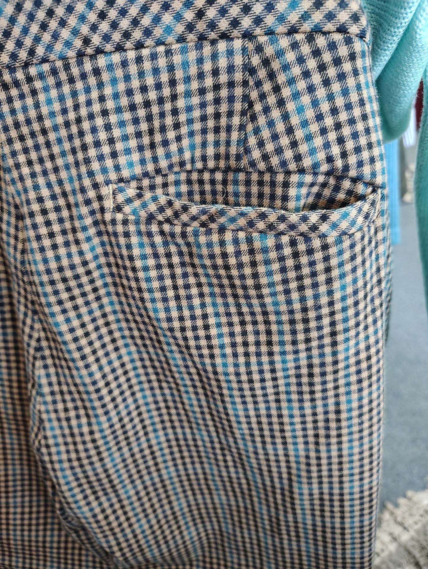 J Jill skinny ankle plaid dress pants size 16