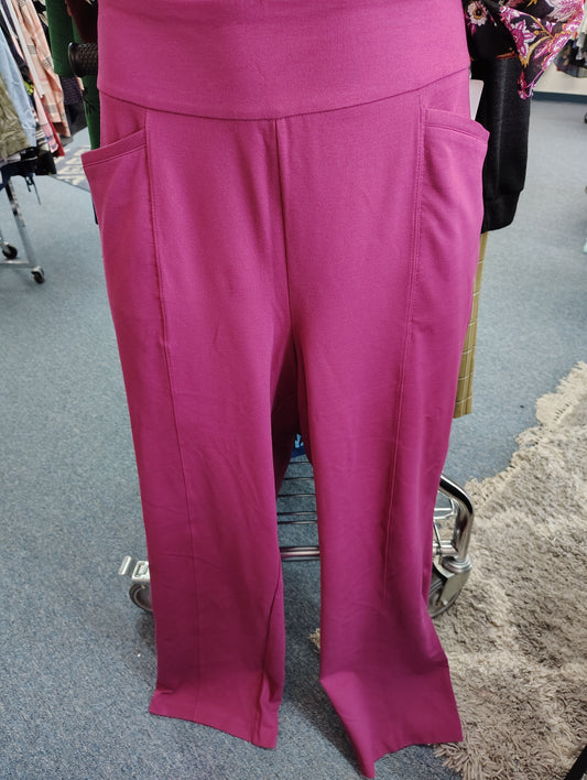 Cato pink pull on dress pants size 22/24 3x