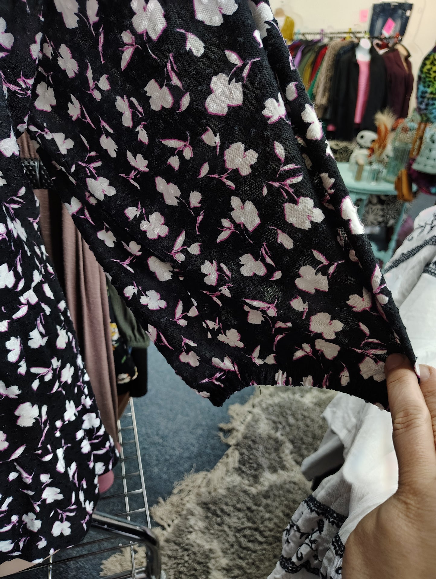 Lane Bryant NWT floral tiered top size 6x