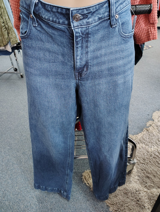 Maurices wide leg high rise jeans size 18w