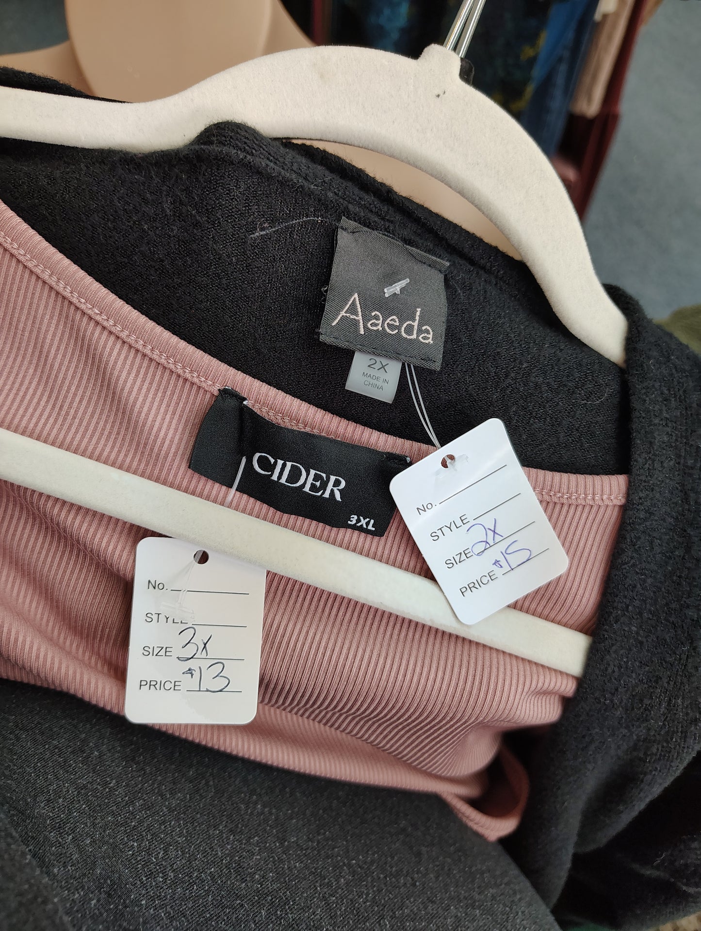 Cider blush pink ribbed knit jumpsuit size 3x