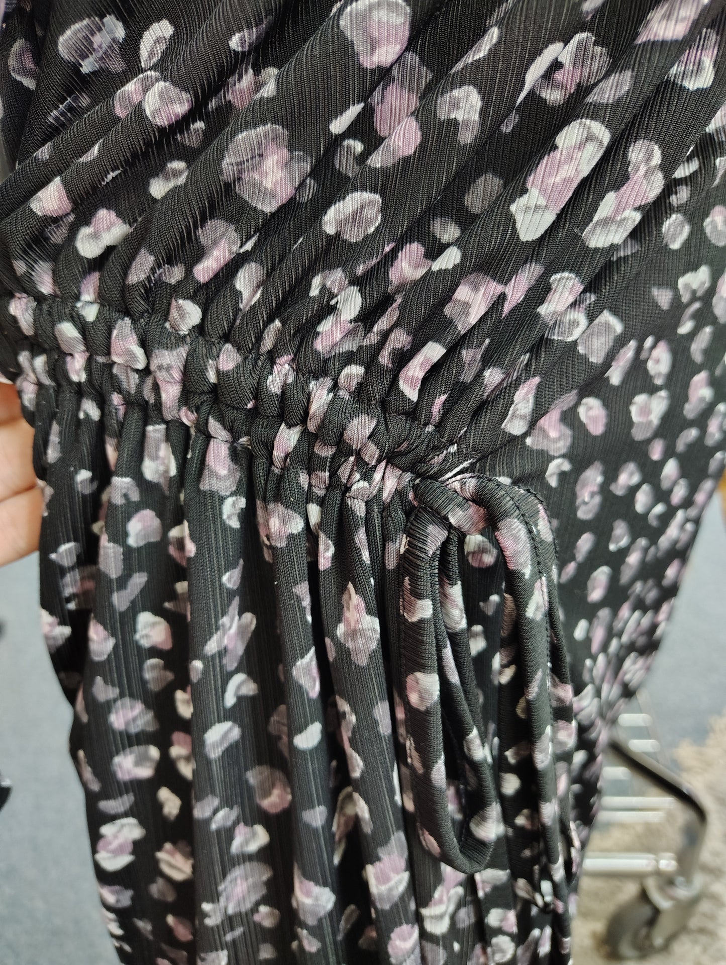 Cato animal print ruched side dressy top size 4x