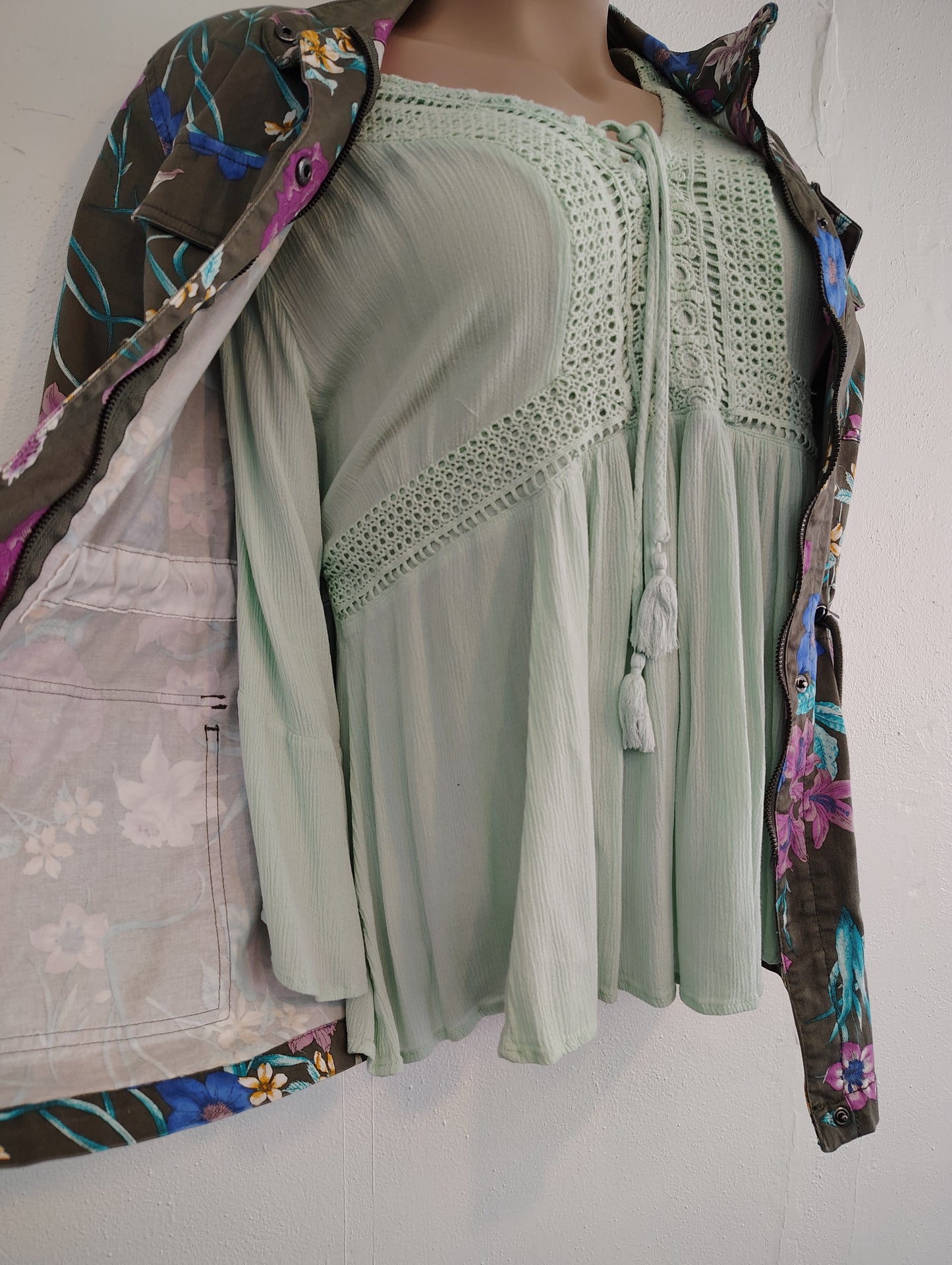 Torrid mint babydoll top size 2x