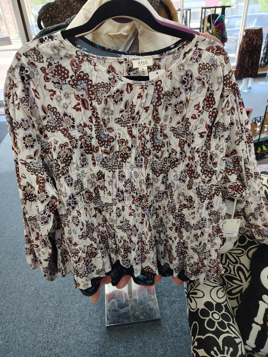 A.n.a. NWT floral top size 3x
