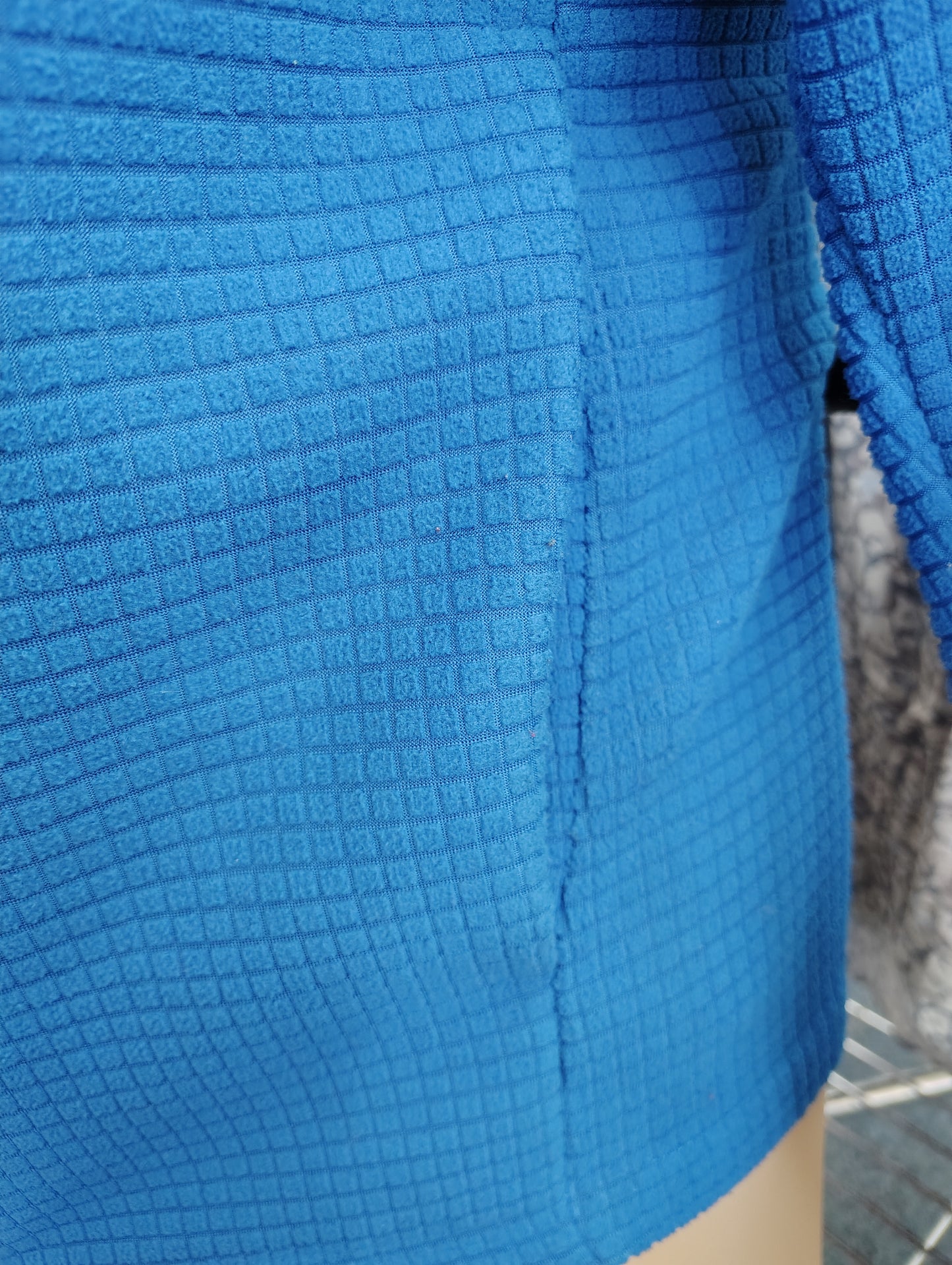 Land's End blue zip front fleece sweatshirt size xl