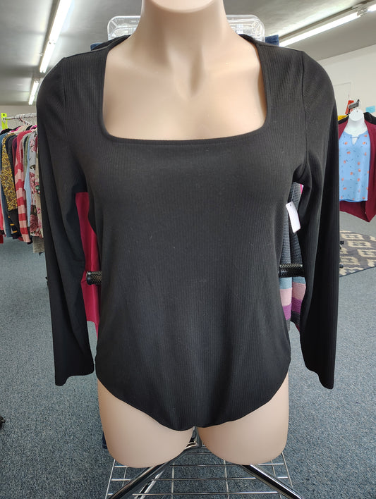 Torrid super soft black ribbed bodysuit size 2x
