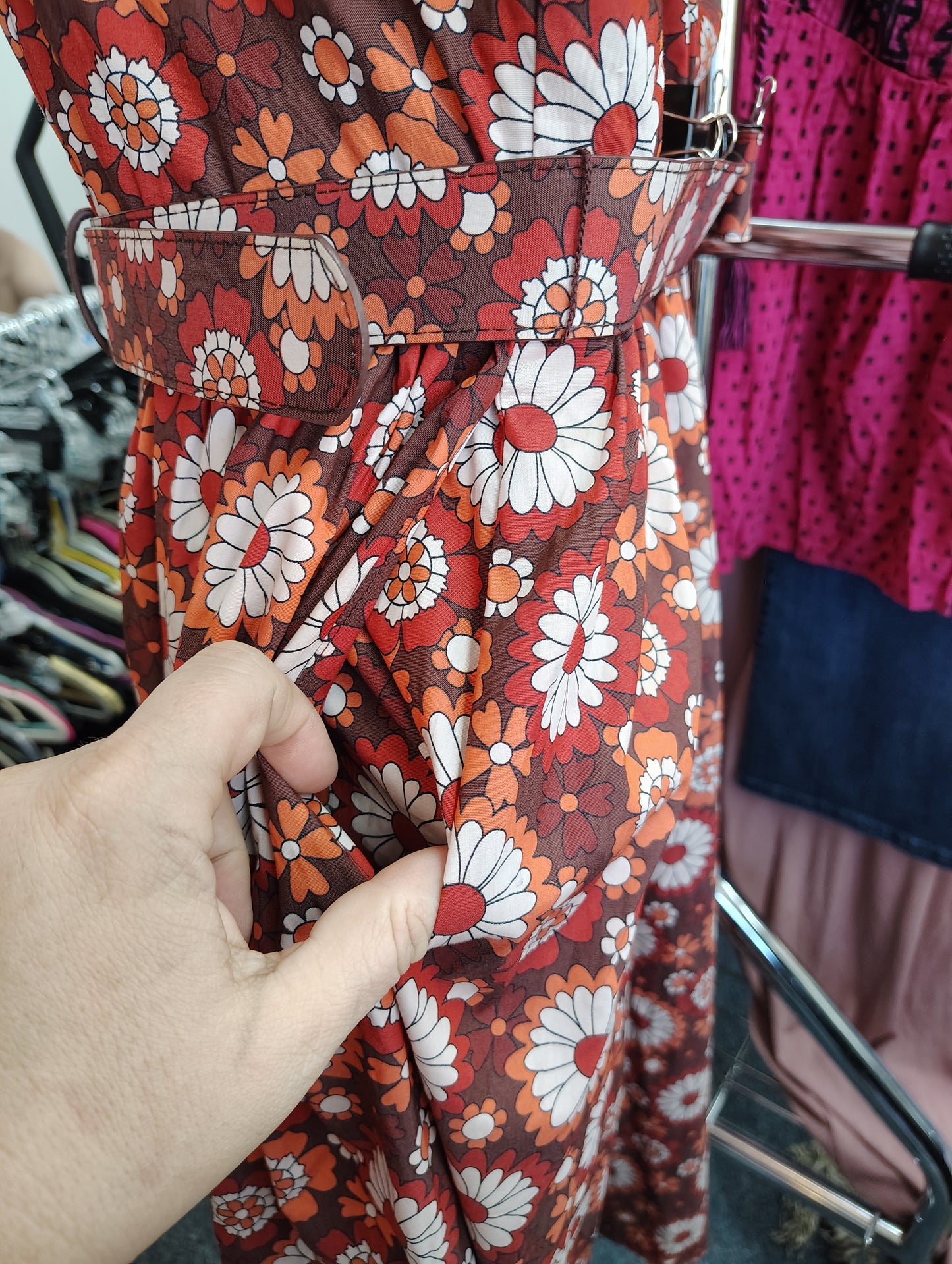 Torrid Retro Chic NWT retro daisy print dress with belt size 2x