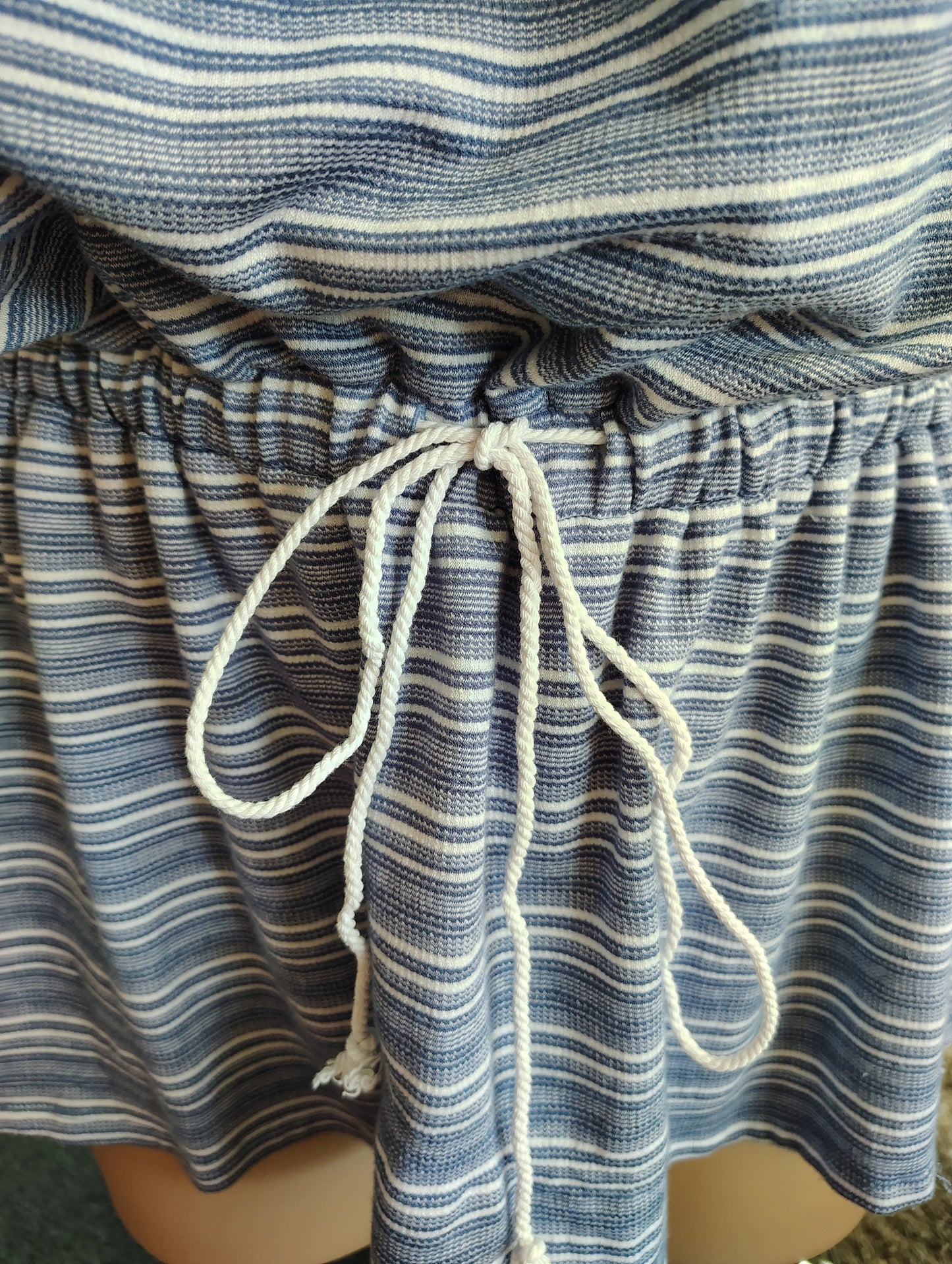 Lane Bryant babydoll stripe top 4x