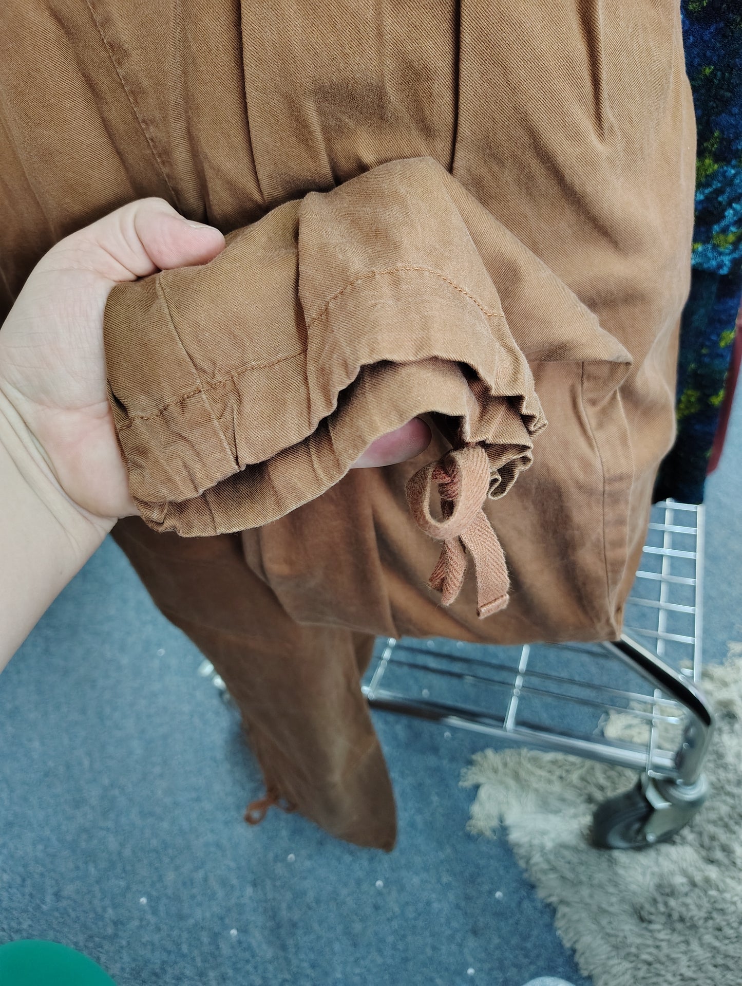 A new day brown pull on tapered leg pants size xxl