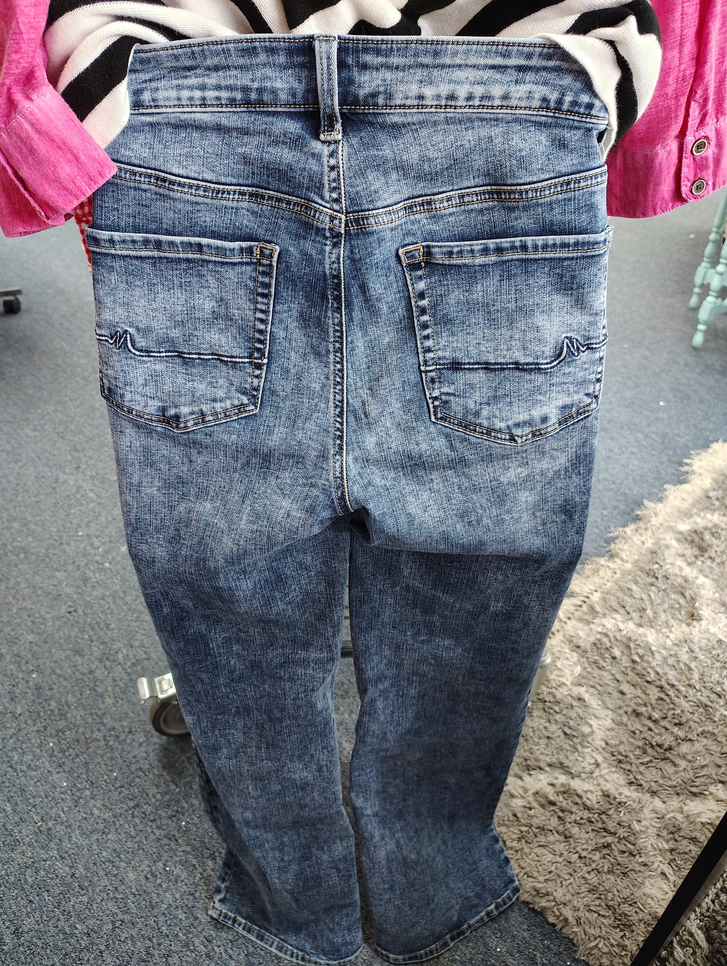 Maurices high rise curvy size 16 jeans stretchy bootcut