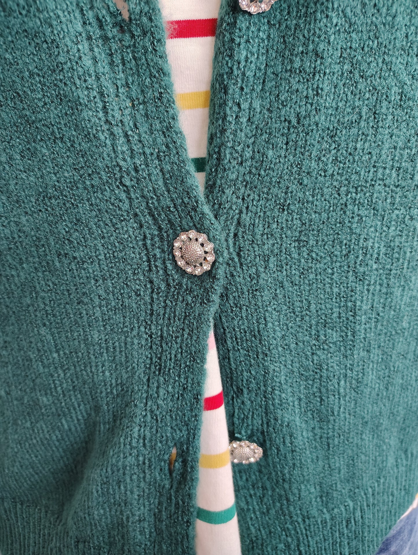 Maurices NWT green cardigan sweater size XL