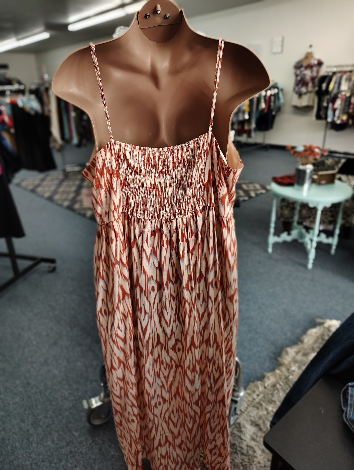 Nine West NWT lightweight maxi dress with keyhole size 4x