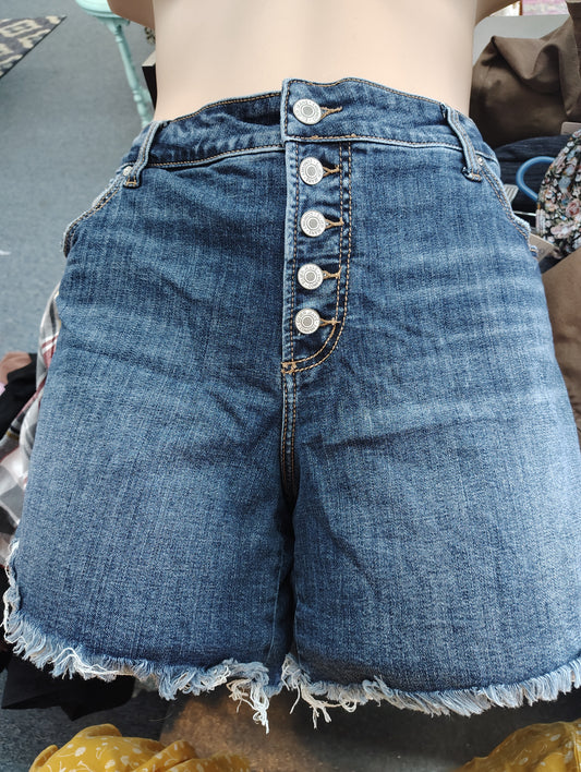 Silver Jeans boyfriend style button fly shorts size 20